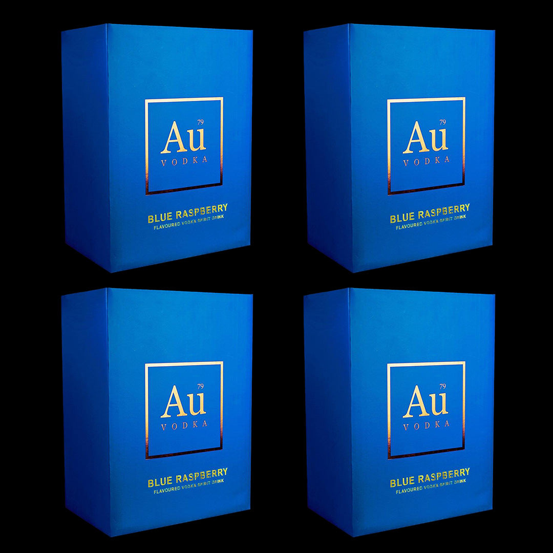 Au Vodka Blue Raspberry Case of 6