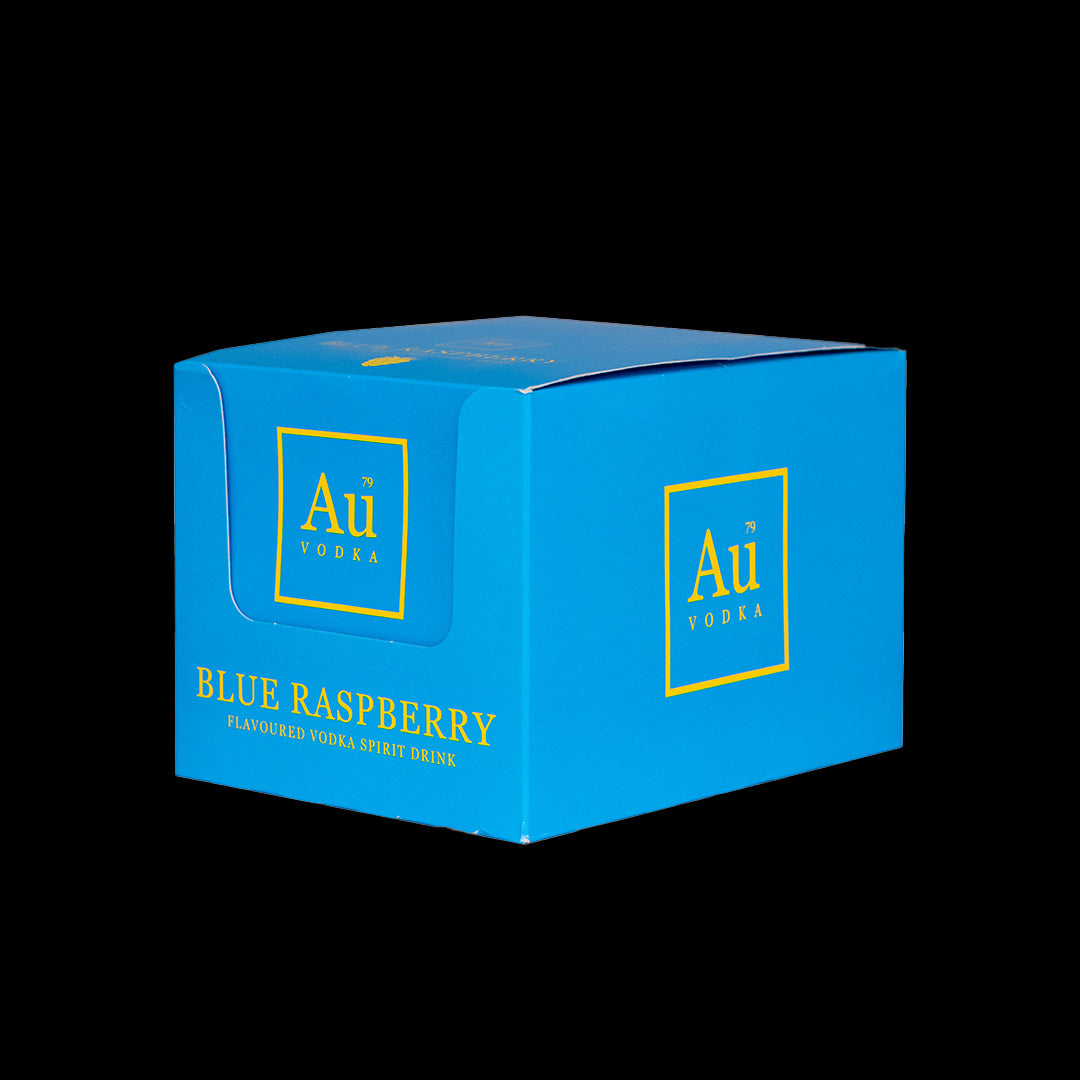 Au Vodka Blue Raspberry Miniature Case of 12