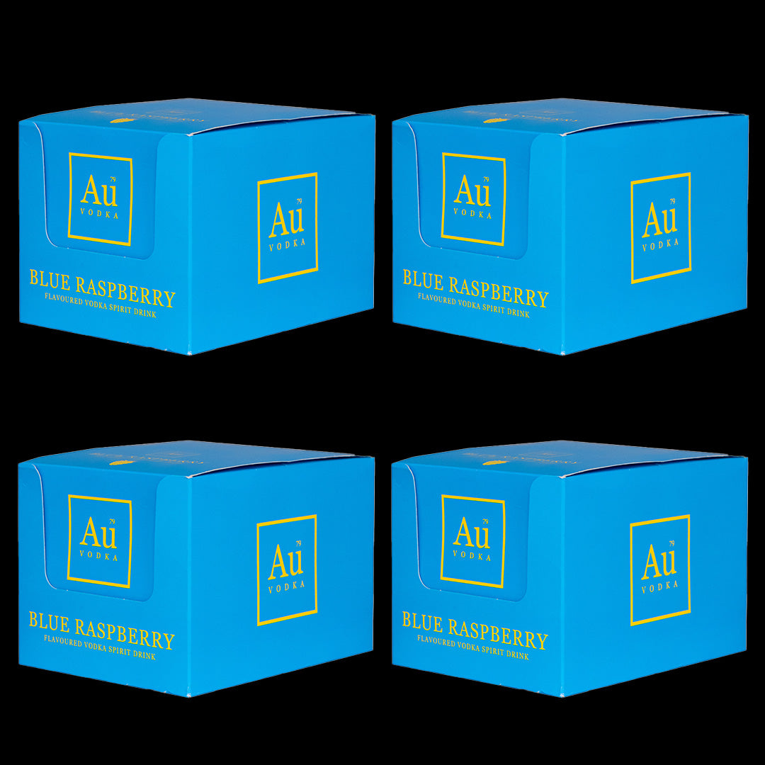 Au Vodka Blue Raspberry Miniature Case of 12
