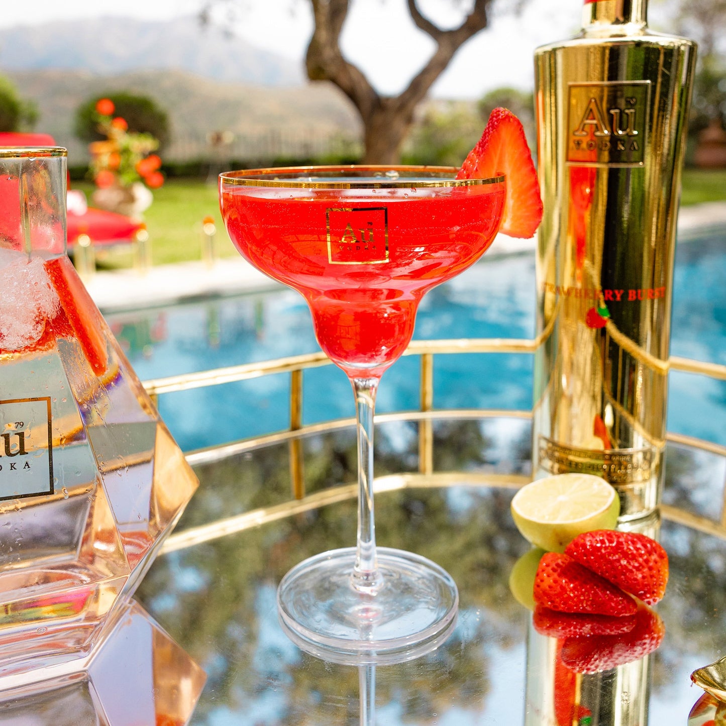 Au Daiquiri Glass