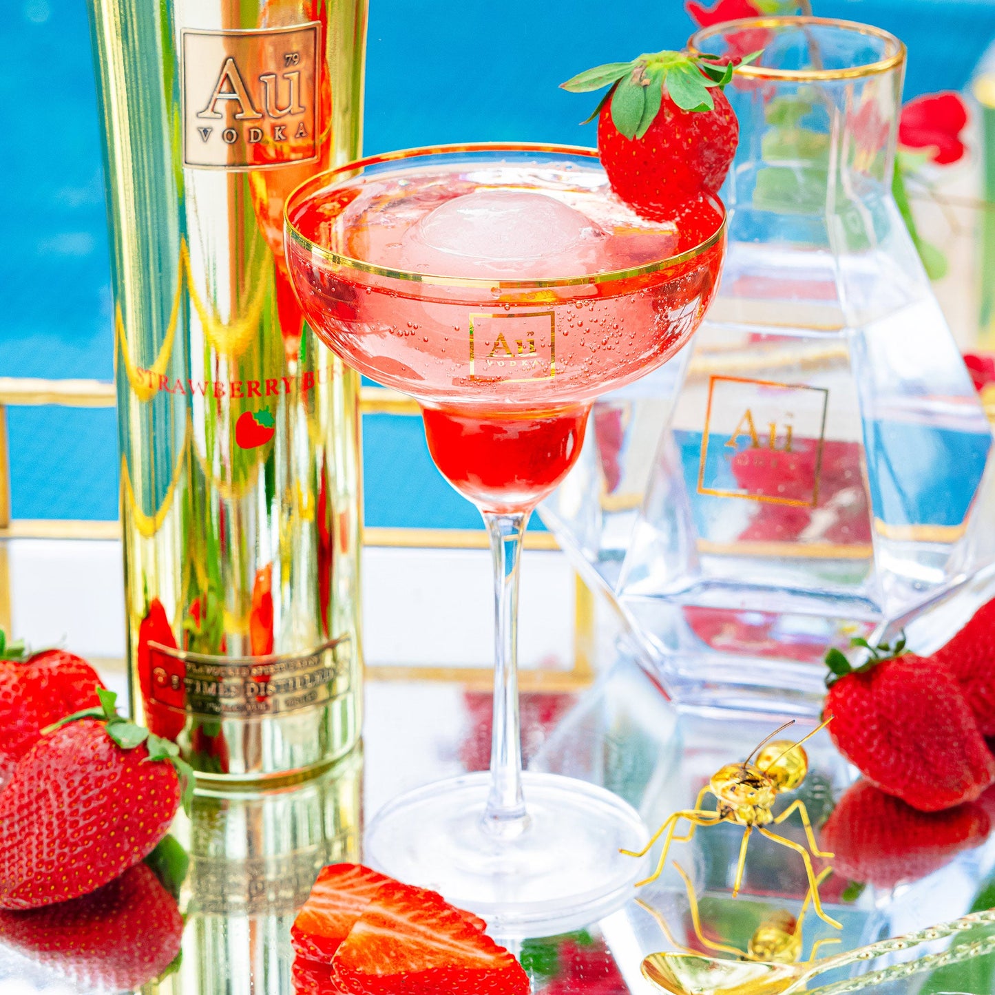 Au Daiquiri Glass