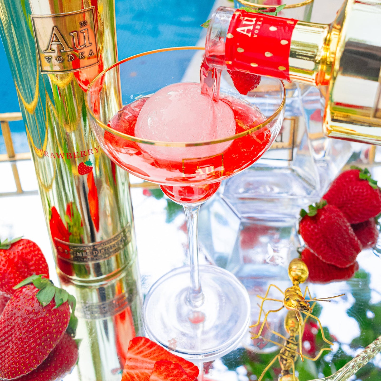 Au Daiquiri Glass