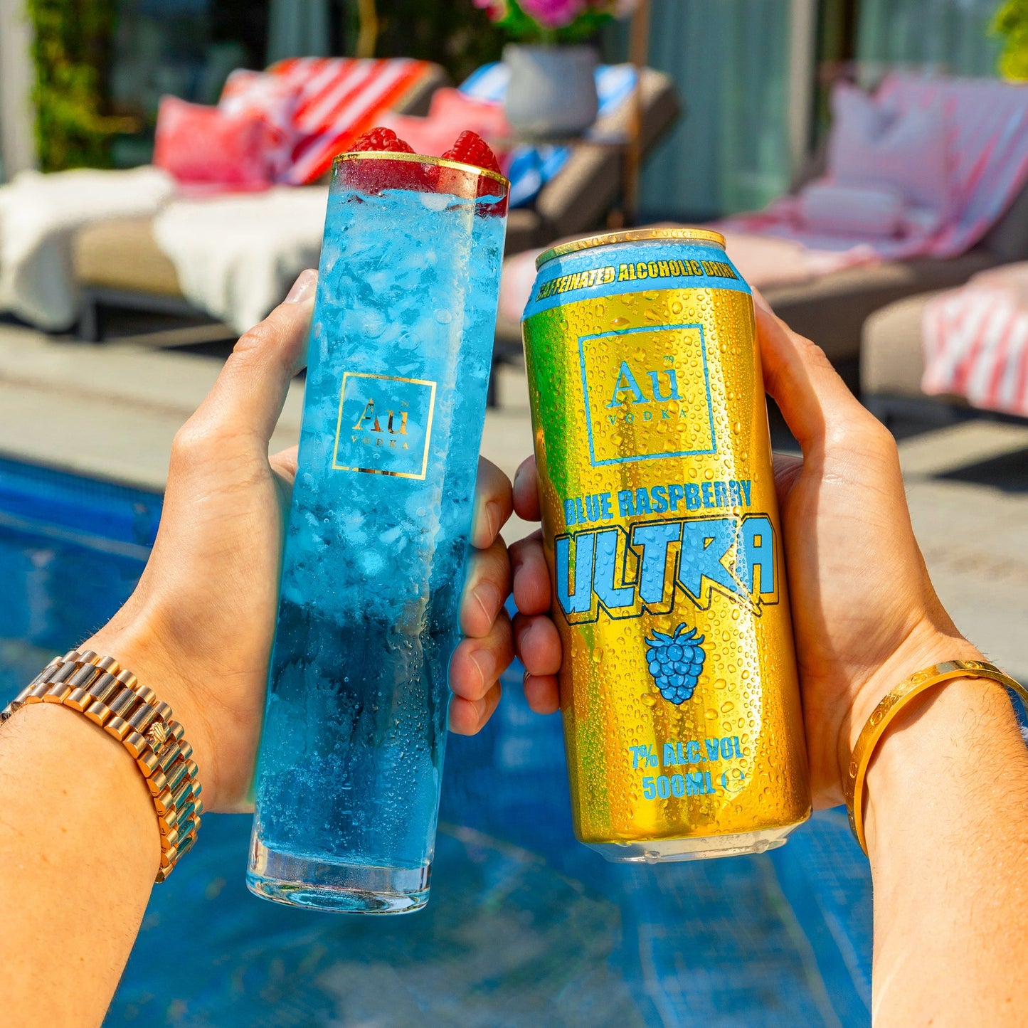 Au Vodka Ultra Cans