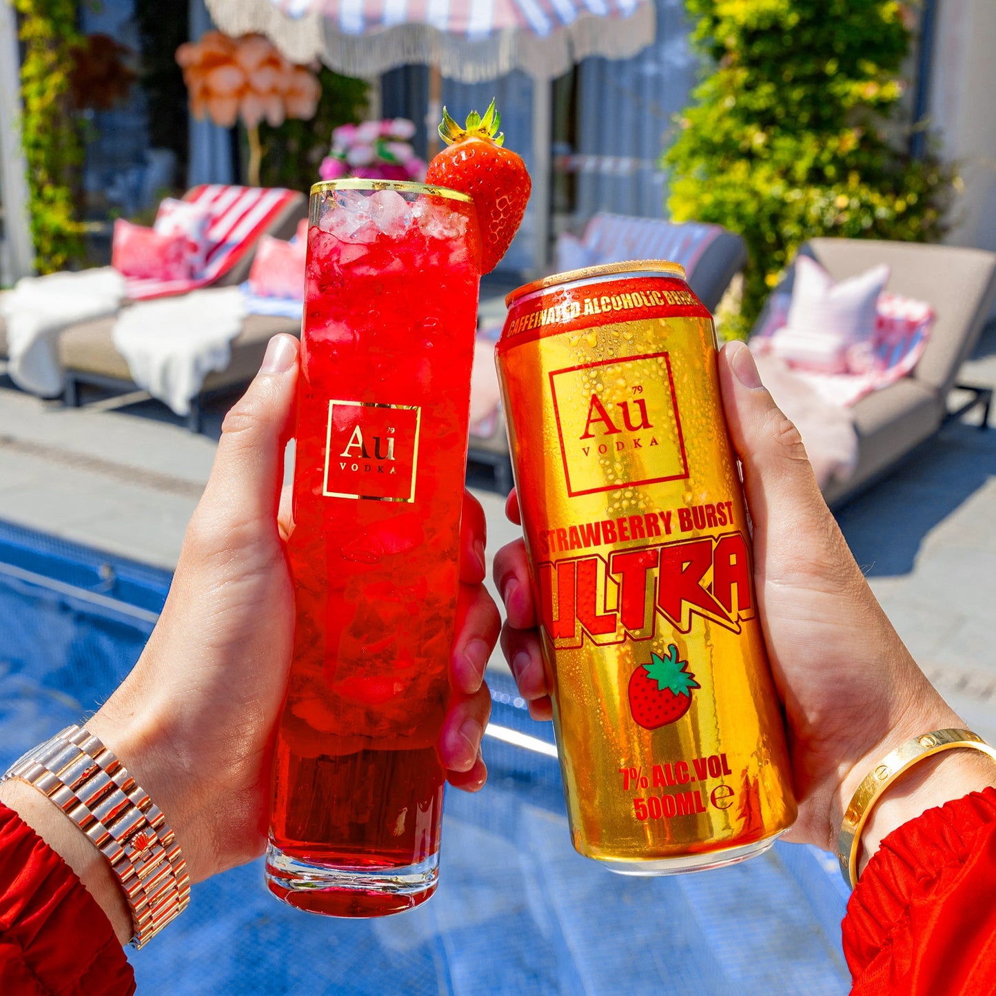 Au Vodka Ultra Cans