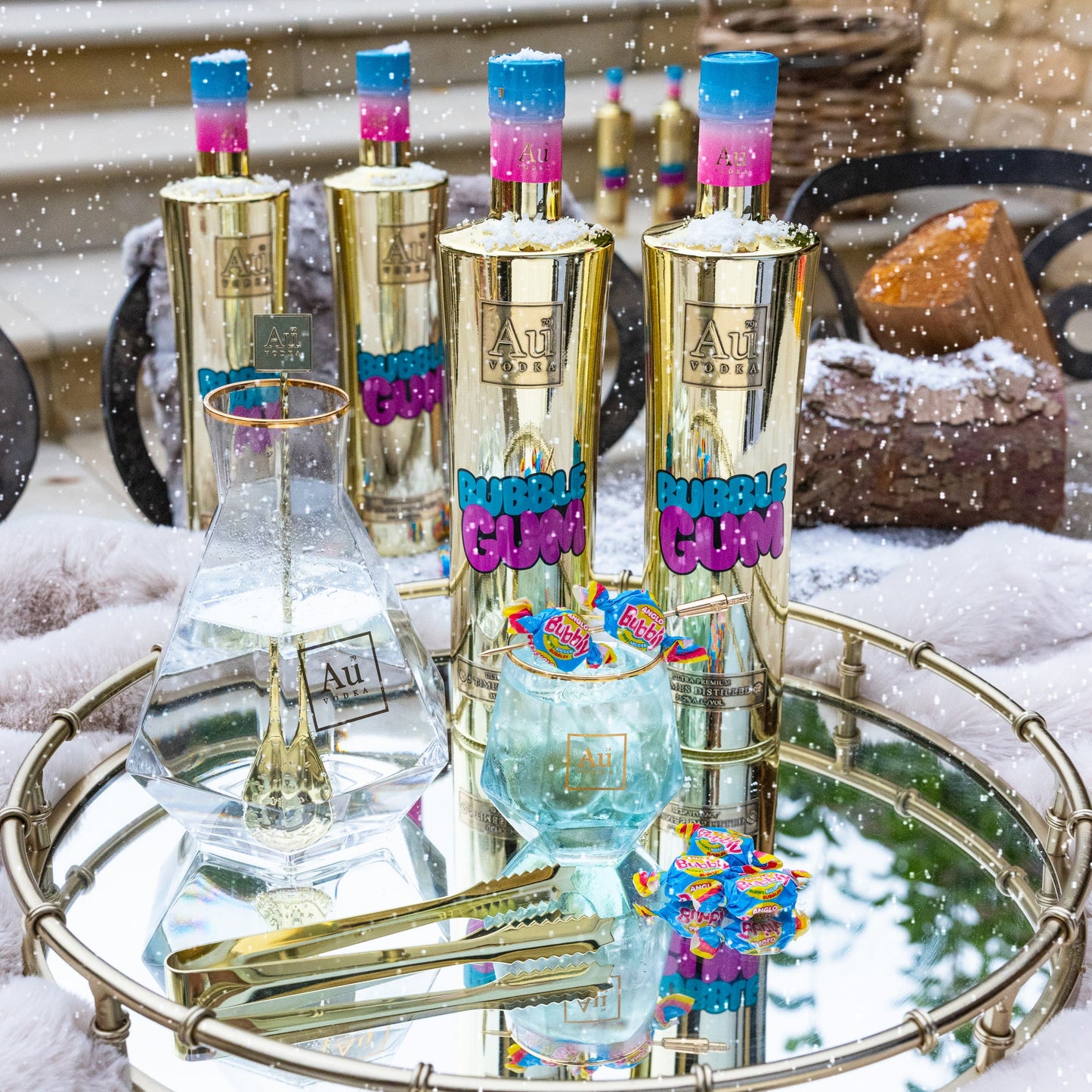 Au Vodka Bubblegum 70cl