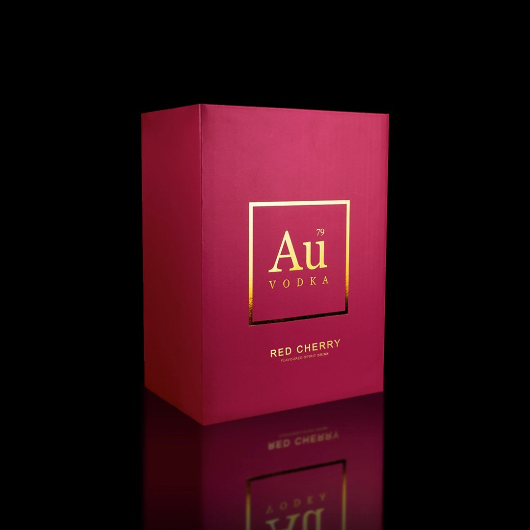 Au Vodka Red Cherry Case of 6 - Au Vodka Wholesale